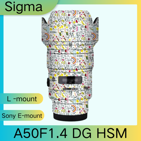 Lentes Sigma A50F1.4 DG HSM - Pele câmera, adesivo câmera - com alta resistência a arranhões, à prova d'água e com design elegante.